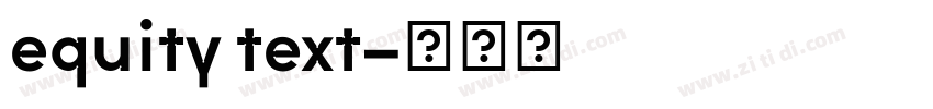 equity text字体转换